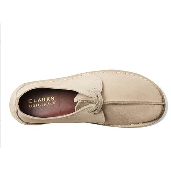 NWT Clarks Women\'s Desert Trek Shoes Sand Suede-Size 9.5